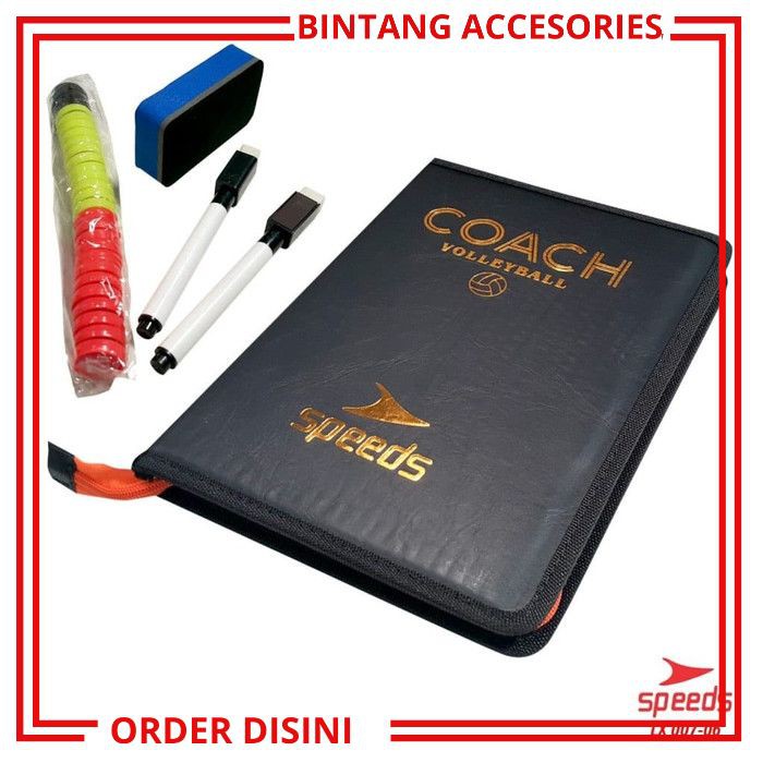 

W1037 PLANNER PAPAN PELATIH VOLLY BUKU STRATEGI VOLLY PAPAN COACH