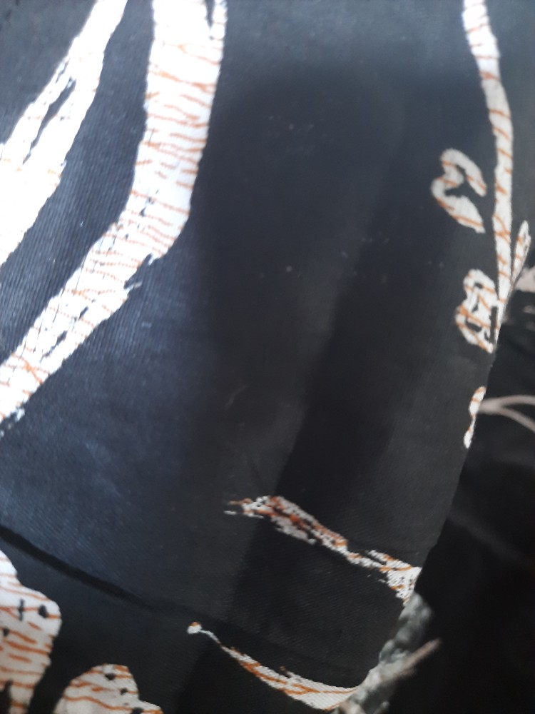 Tey-17 Batik Wanita Asj Sa Hrb026 Kenongo Kemeja Tosca Pendek