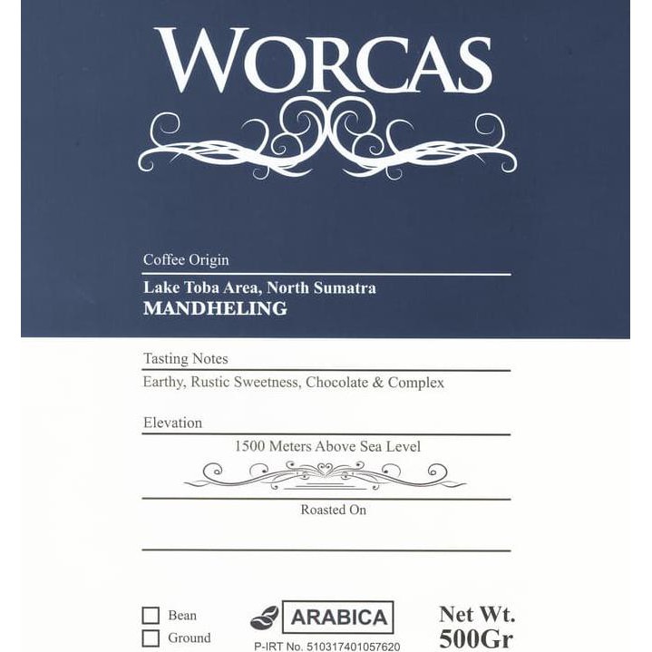 

Kopi- Kopi Arabica Mandheling 500 Gram (Biji/Bubuk) | Worcas Coffee - KOPI BIJI -Biji-Kopi.
