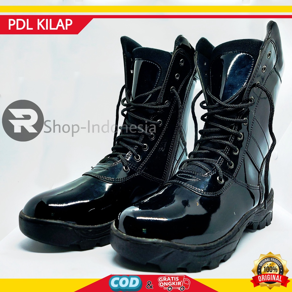SEPATU PDL TNI AD SEPATU PDL POLRI SECURITY SAFETY BOOTS ORIGINAL