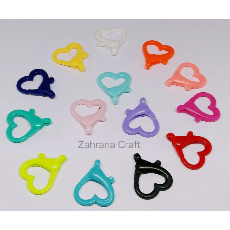 (10pcs) kokot udang love 25mm