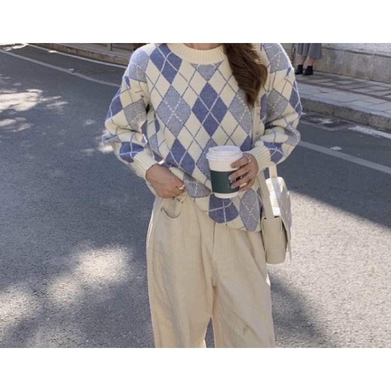 argyle sweater