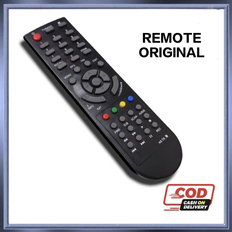 REMOT STB TANAKA REMOTE SET TOP BOX TANAKA ORIGINAL NUSANTARA-SAMURAI-KOMODO-T2