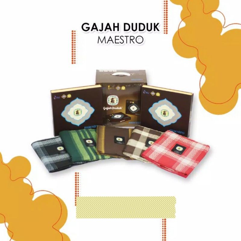 Sarung Gajah Duduk Maestro