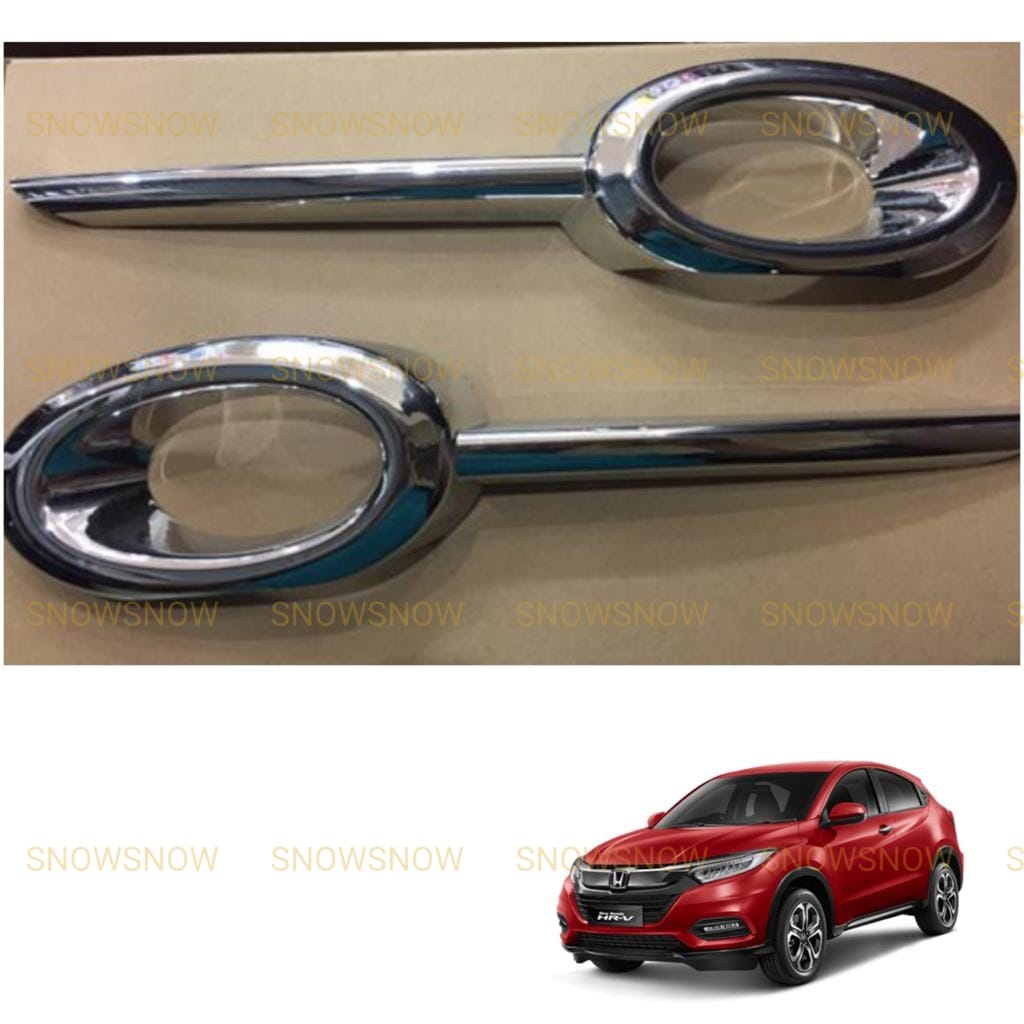 Cover Foglamp Honda HRV Fog Lamp Cover Chrome Bestco