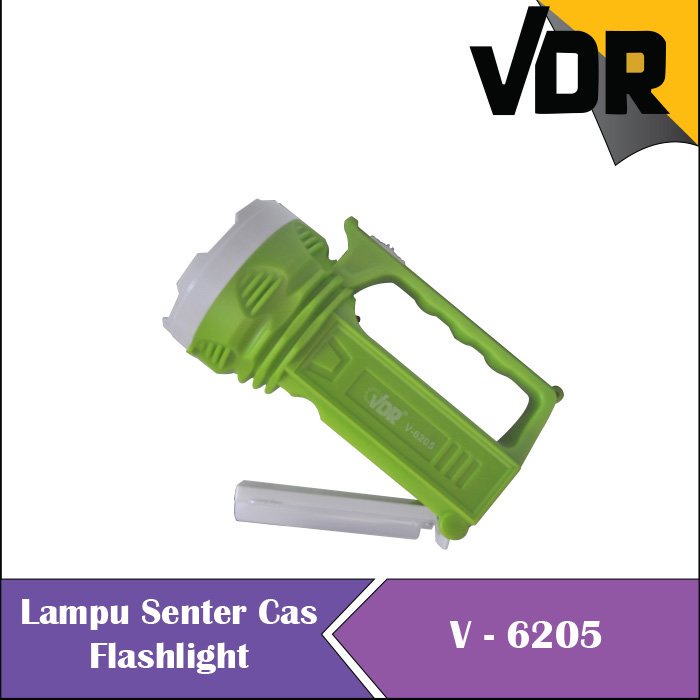 Senter Charger Rechargeable 1 Watt VDR V-6205 AG22