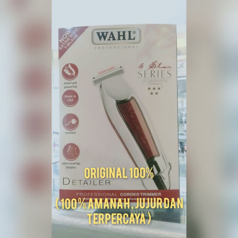 TRIMMER WAHL DETAILER | ORIGINAL 100% ( 100% Amanah )
