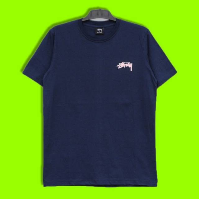 T-SHIRT STUSSY OASIS NAVY PERFECT HIGH 1:1 MIRROR QUALITY