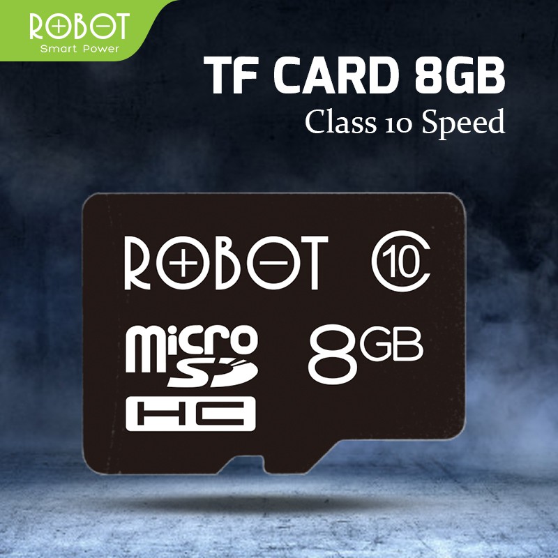 ROBOT Memory Card / Kartu Memori HP / Micro SD (8GB/16GB) Class 10 Speed with Package original -Garansi 1 Thn