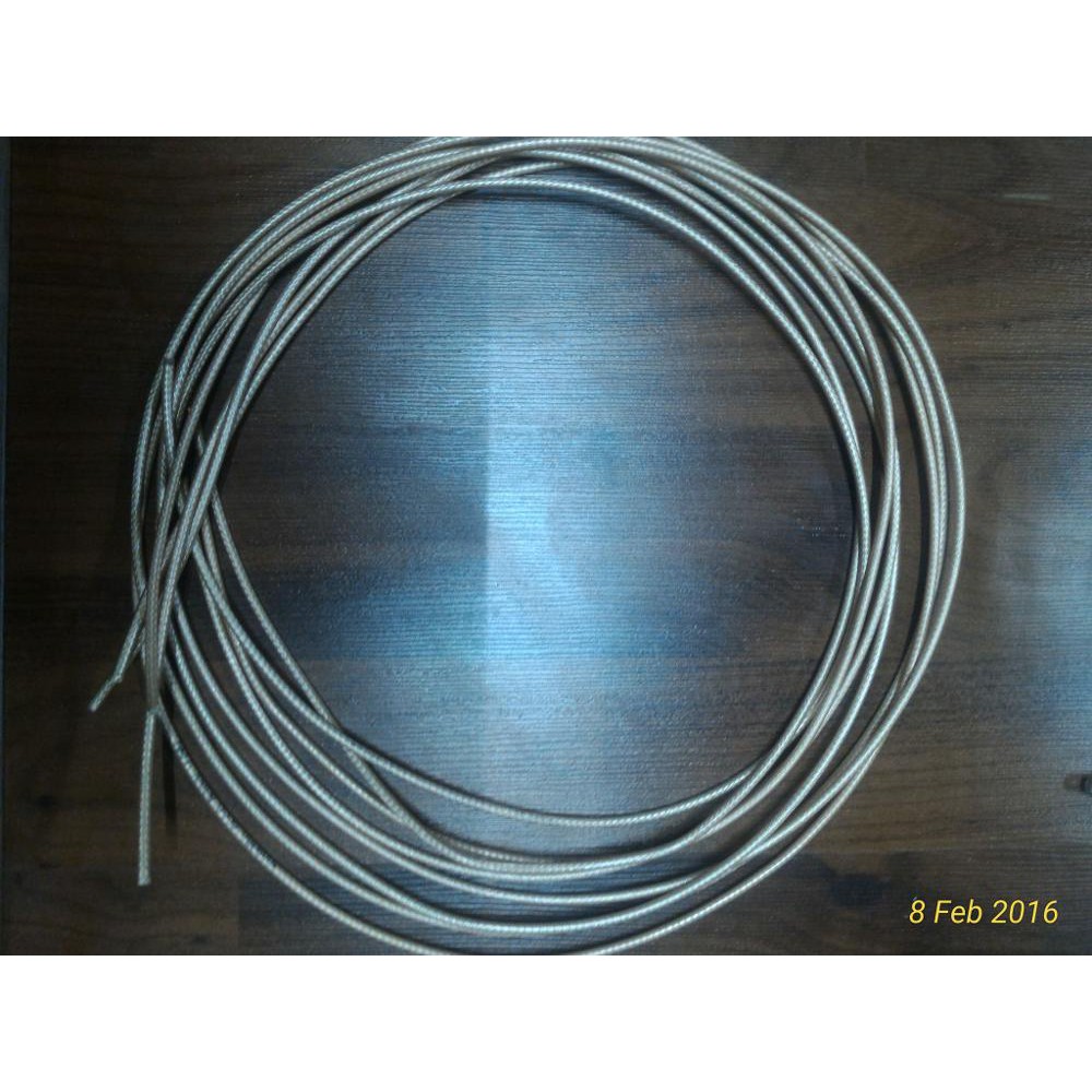 KABEL TEFLON RG316 ( 3MM) PANJANG 1 METER (50 OHM)