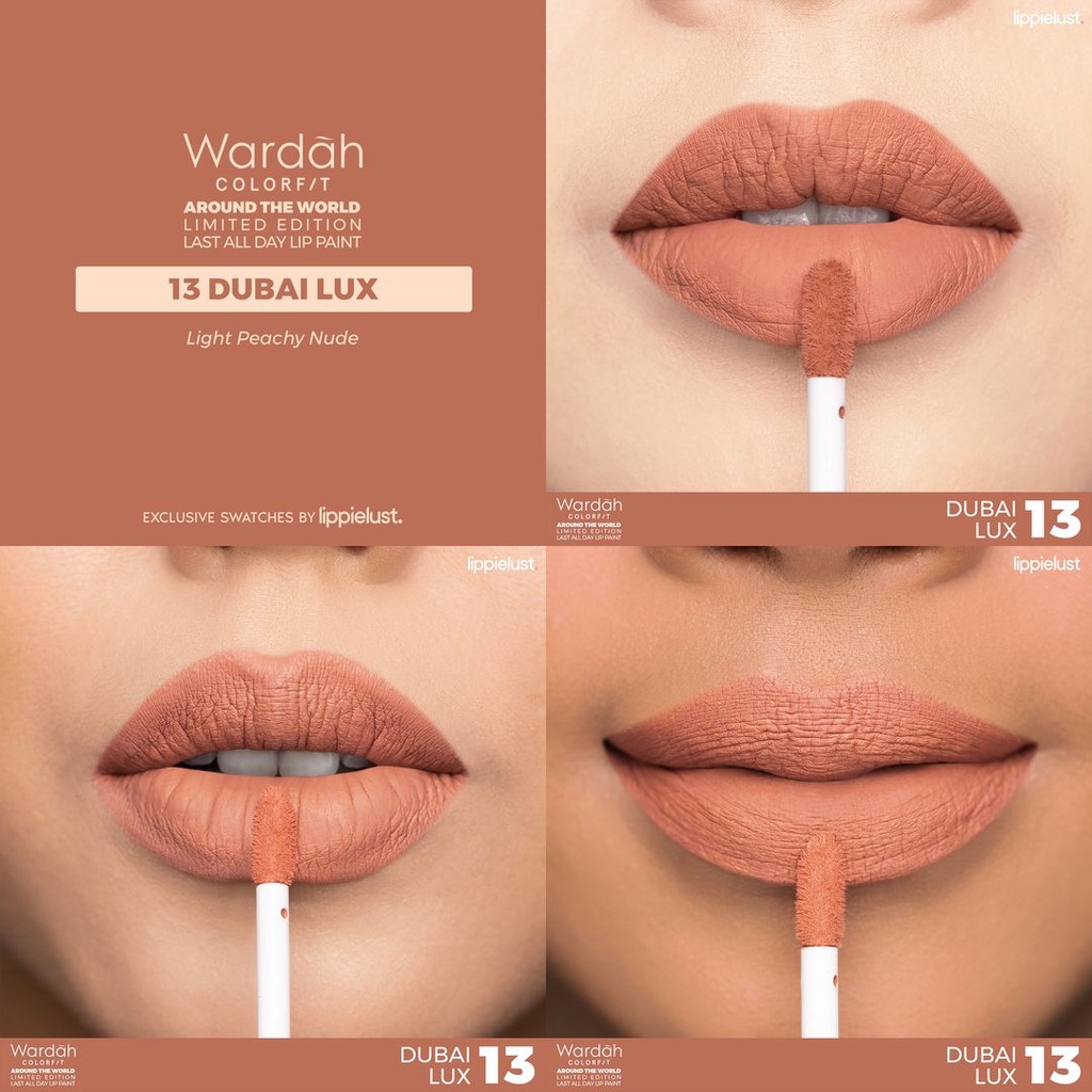 ★ BB ★ Wardah Colorfit Lip Paint Around the World - Lip Cream