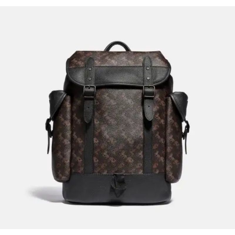 Coach Hitch Backpack With Horse and Carriage Print