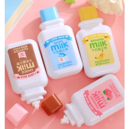 

PROMO Correction Tape / Tip EX Bentuk Botol Susu Warna Putih untuk Sekolah - 2 Picis