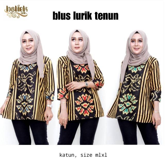 Blus lurik tenun / blus murah premium