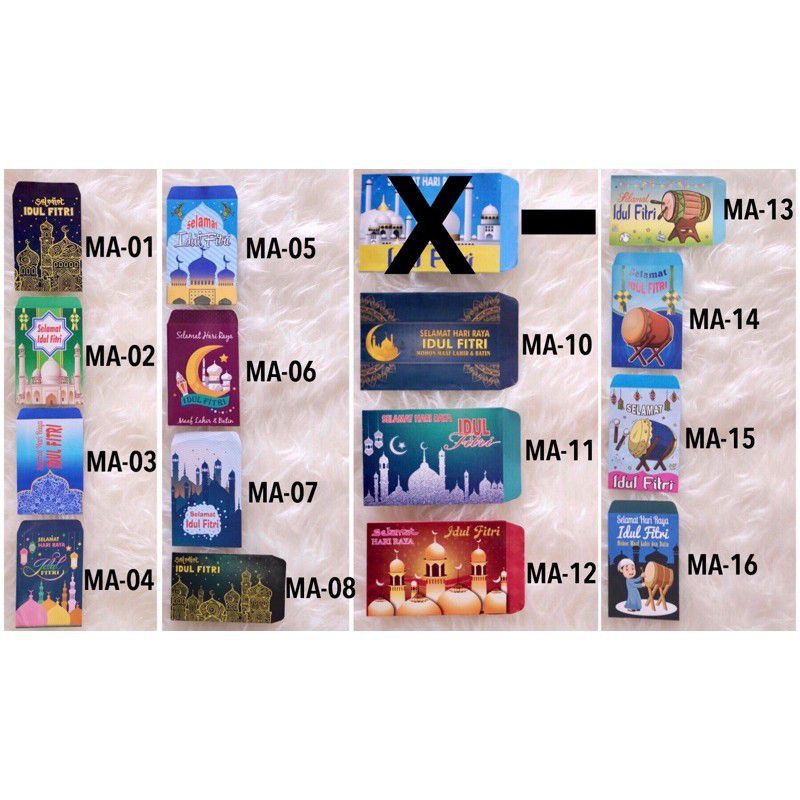 

AMPLOP | ANGPAO | LEBARAN | 100 PCS | UKURAN M dan L