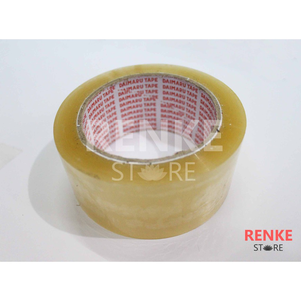 

Lakban Daimaru Bening / Transparan 48mm 2" - Isolasi Selotip Besar