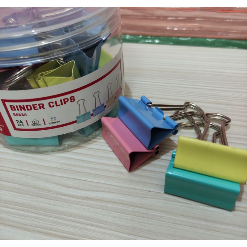 

Binder clip deli 8553a isi 4pc