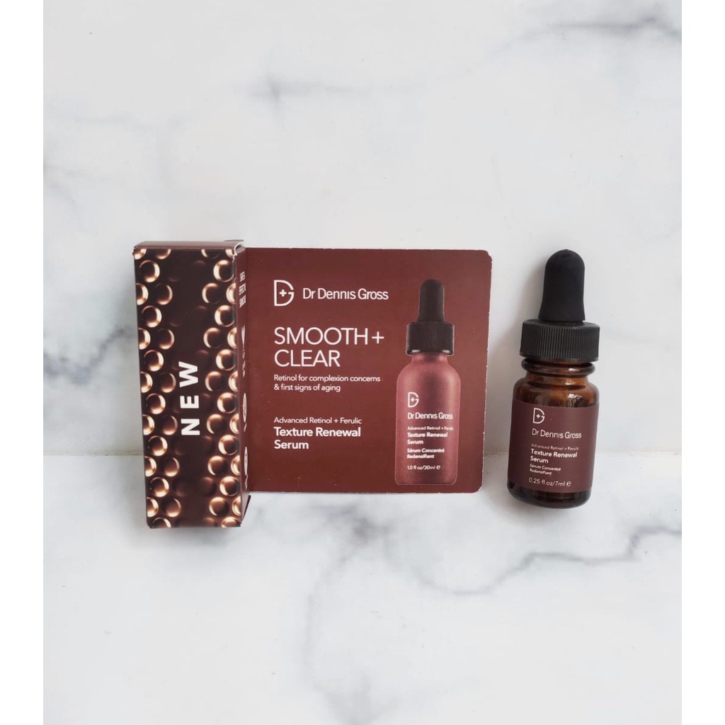 dr Dennis Gross Smooth + Clear, Texture Renewal Serum - Travel Size7ml