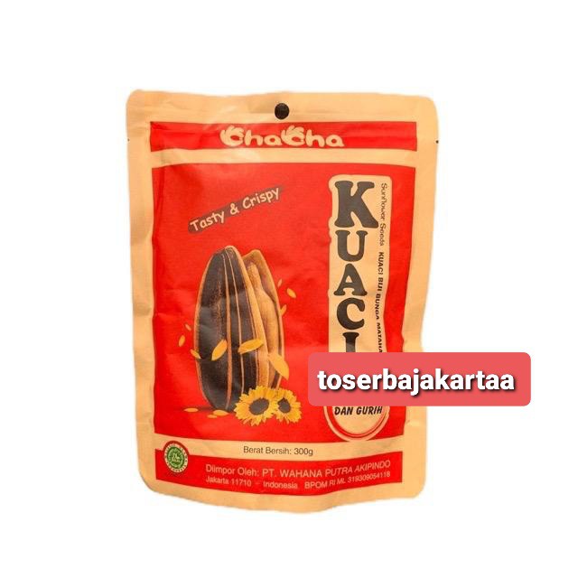 

Chacha Kuaci Biji Bunga Matahari 300 gr/ Kua Ci / Sunflower Seeds