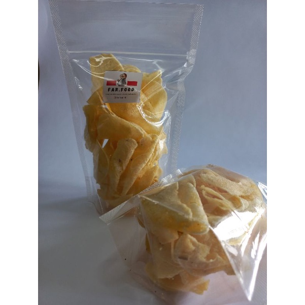 

MAKANAN RINGAN SNACK CAMILAN MURAH / KERIPIK GETHUK /GURIH ASIN KRIUK
