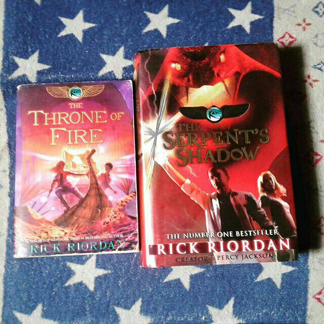 The Serpent's Shadow & The Throne of Fire english - KANE CHRONICLES SET