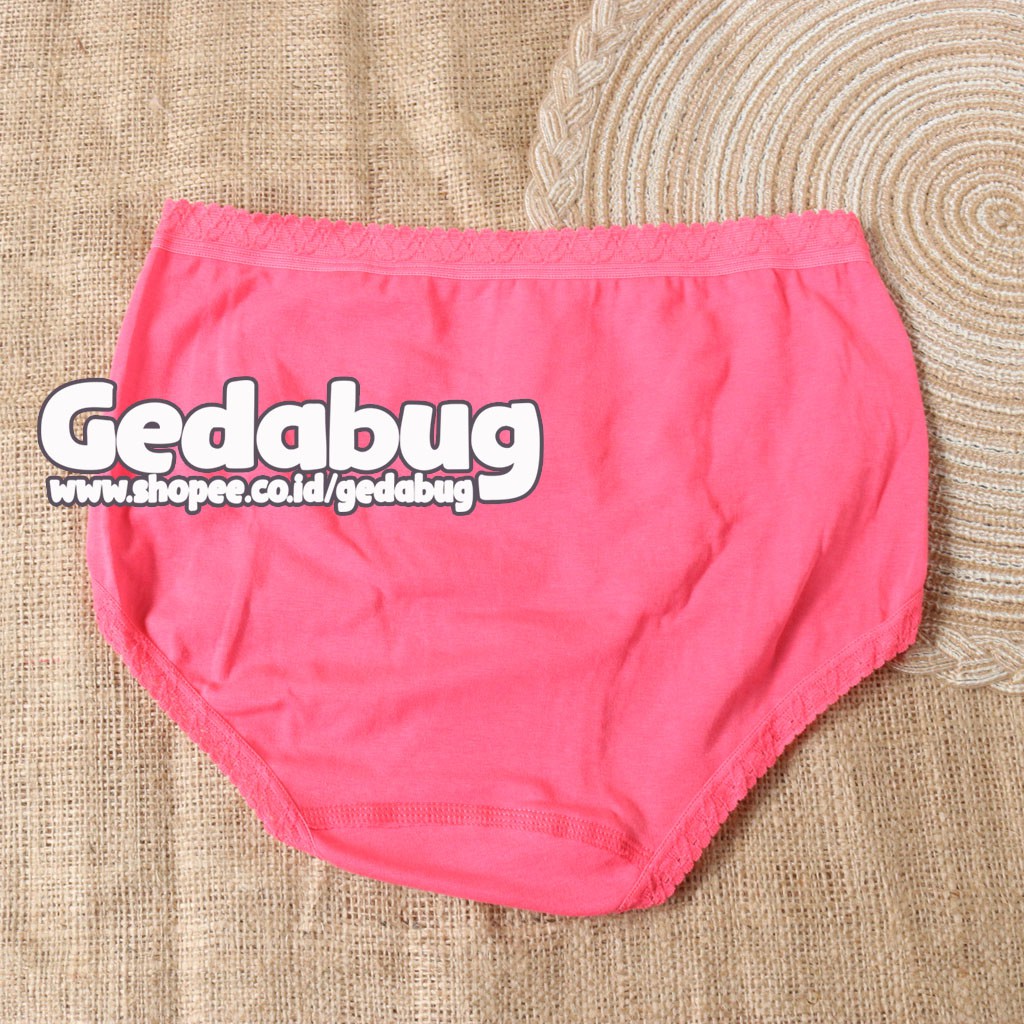 [ 6 Pcs ] CD LYDYLY LD 005 | CD Celana dalam wanita renda Katun | Gedabug