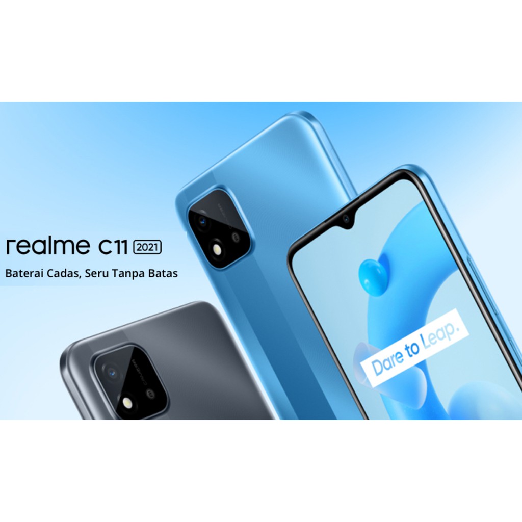 REALME SMARTPHONE C11 2021 2/32GB 6,52 INCH GARANSI RESMI