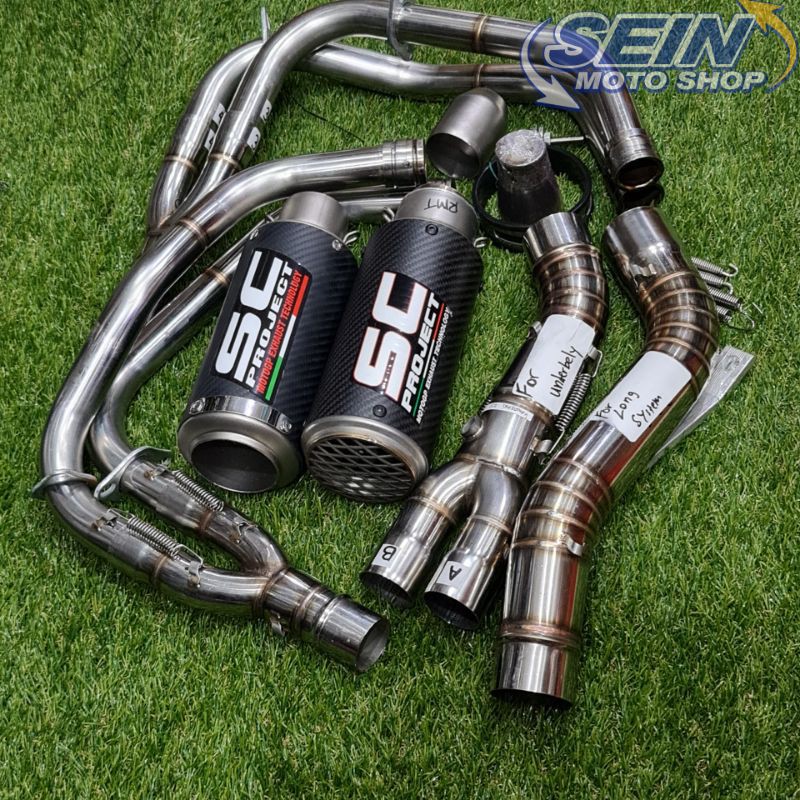 Knalpot Sc Project Carbon Asli Zx25r Zx 25r 2opsi header Import