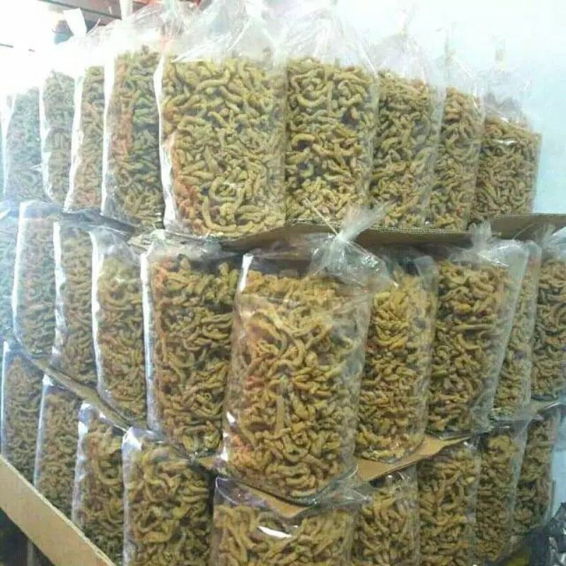 

usus krispi pedas/ori/usus renyah 1kg