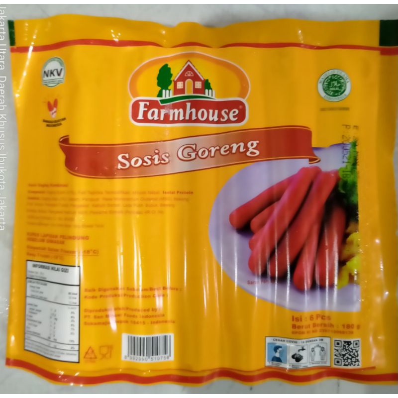 

FARMHOUSE SOSIS GORENG 360G/720G/180G/ SMOKED BEEF 450G