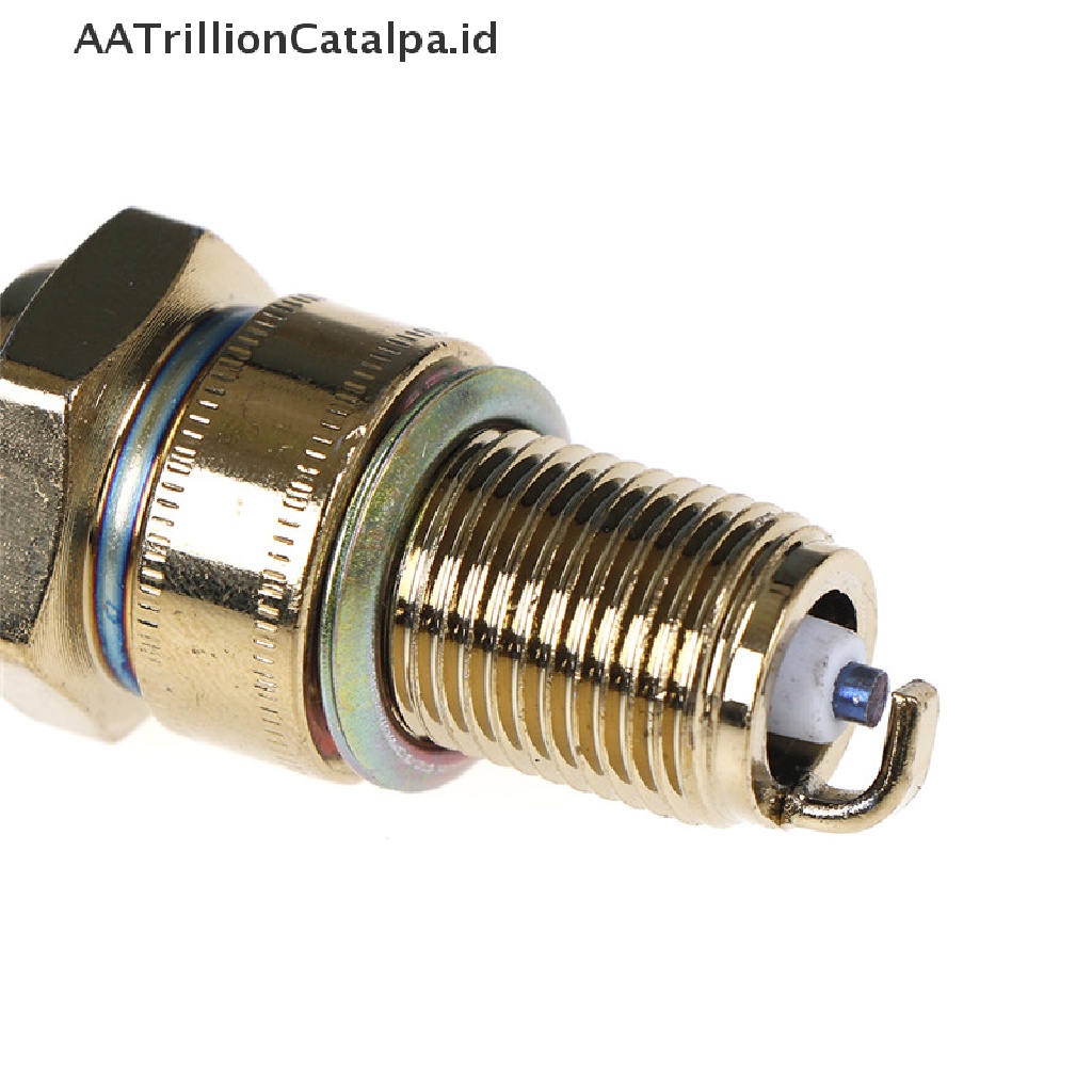 Aa Plug Busi Trillioncatalpa F7TC Lapis Emas Untuk Bagian Mesin Bensin