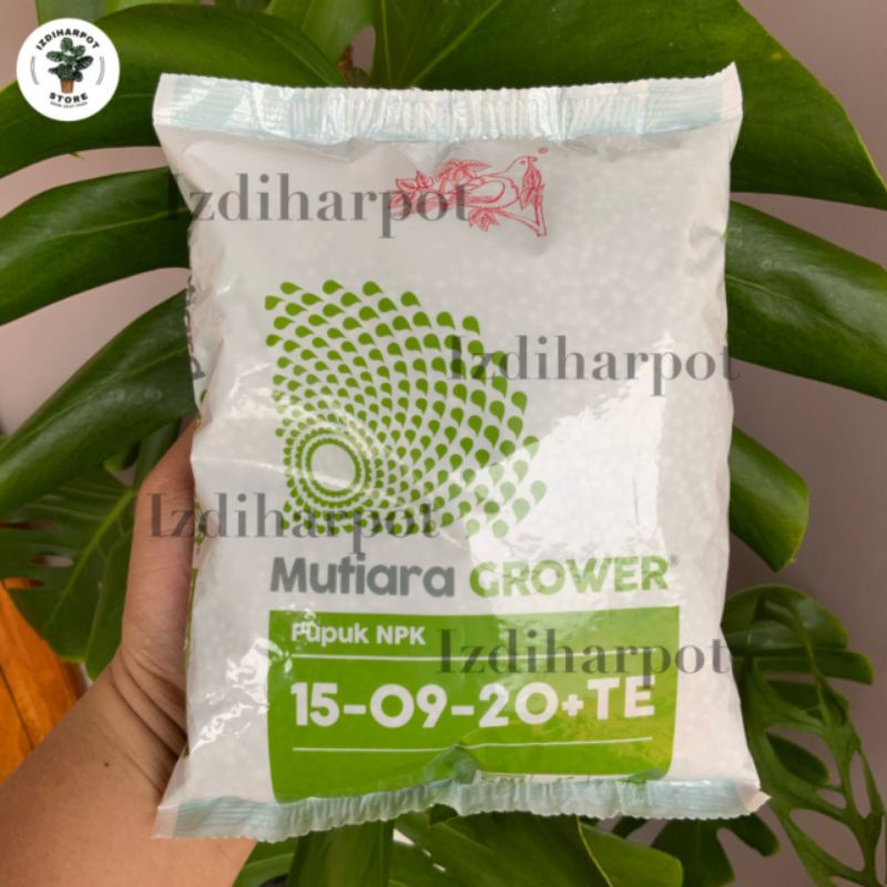 PUPUK MEROKE NPK MUTIARA GROWER 15-09-20+TE KEMASAN PABRIK 1 KG