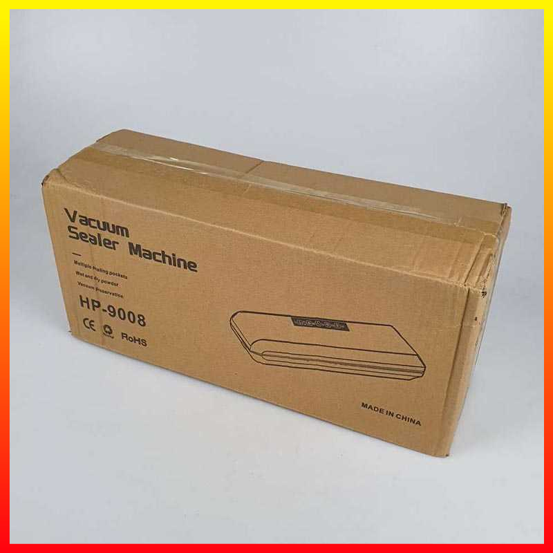 Pompa Vacuum Sealer Mesin Penyegel Automatic Daya Sedot Kuat 80 KPA HP-9007 - 7ROTKLSV