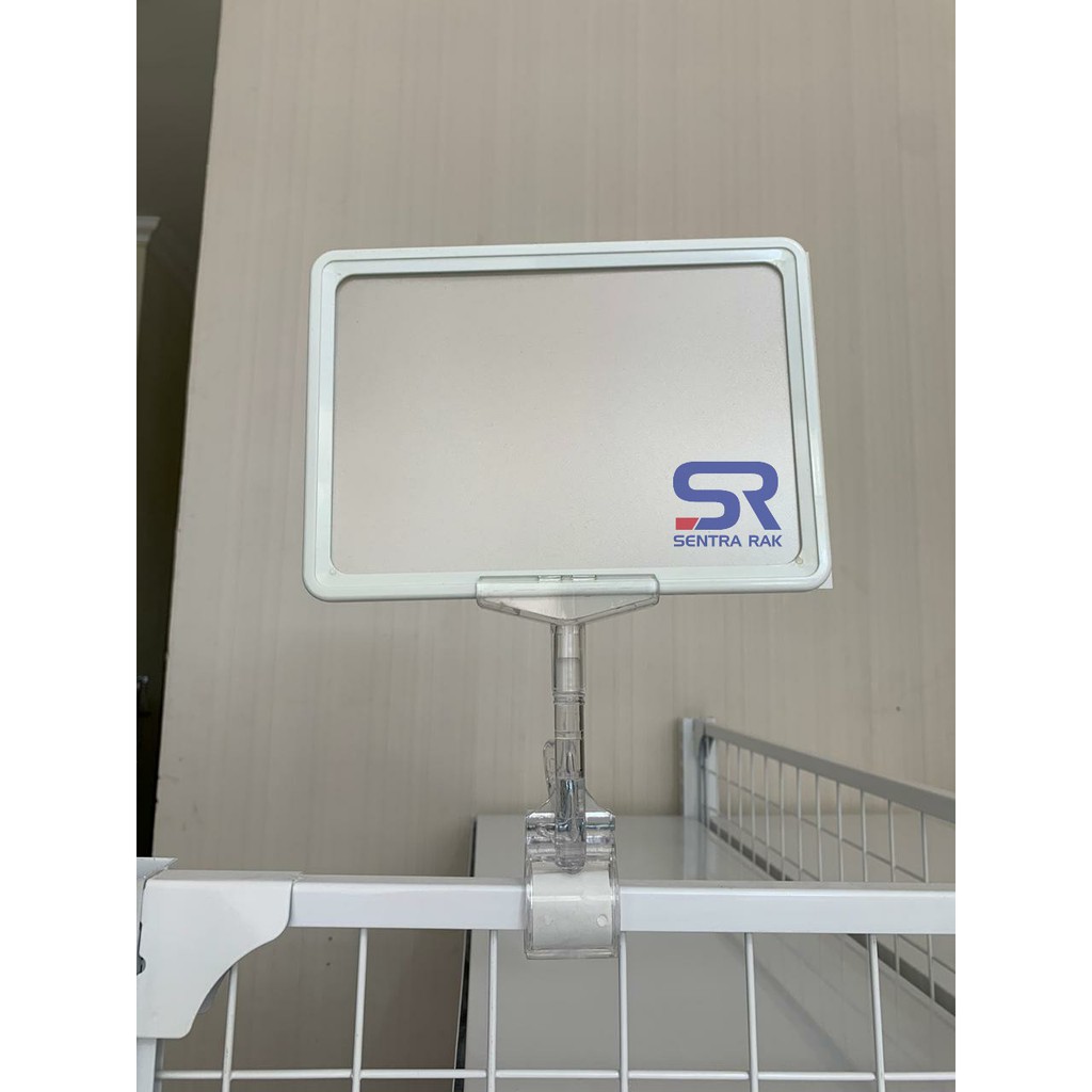 

Frame Promosi A5 dan Jepitan Jumbo / Tag Promosi