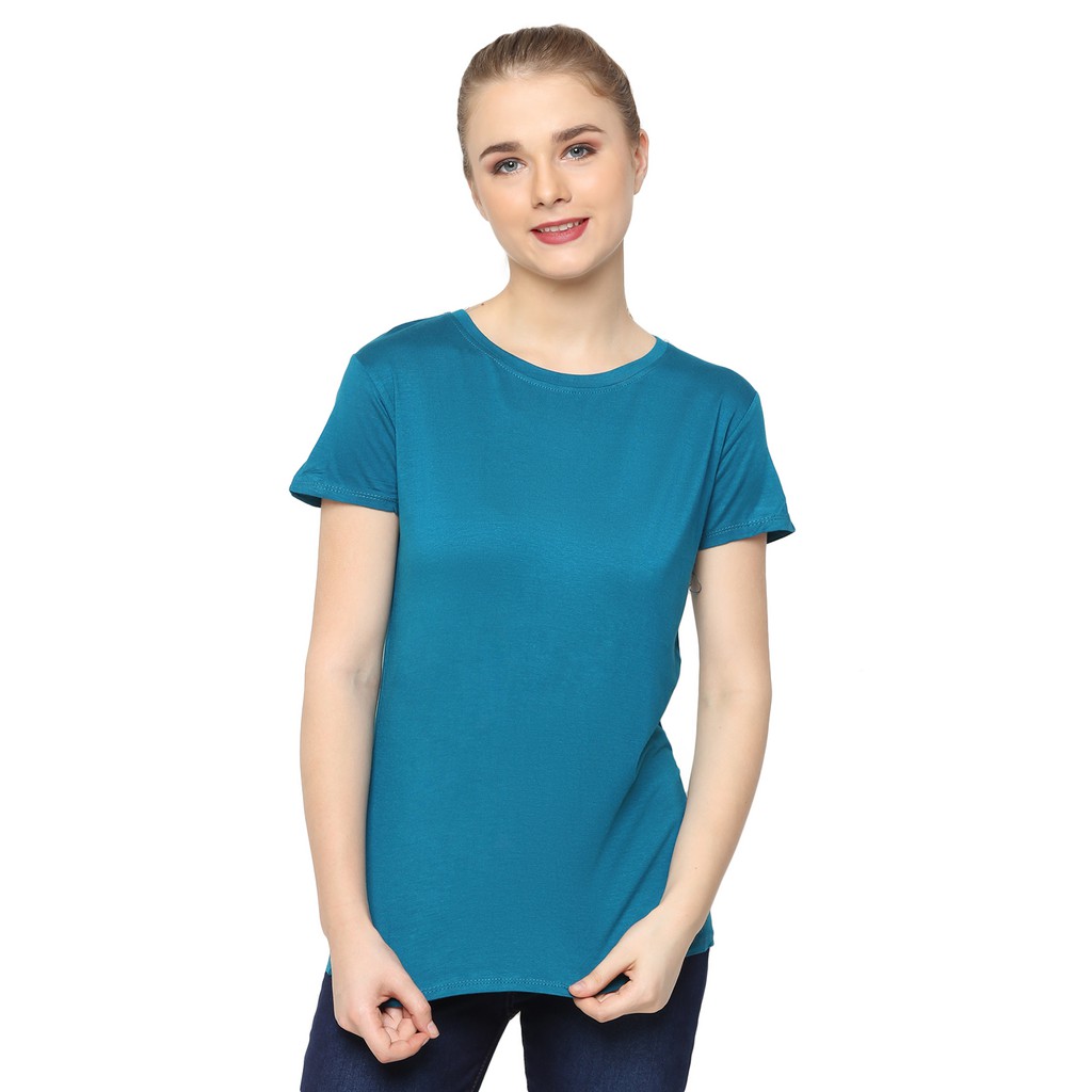 LEMONE 500PS Rayon Spandek Baju  T shirt Kaos  Wanita  Polos  