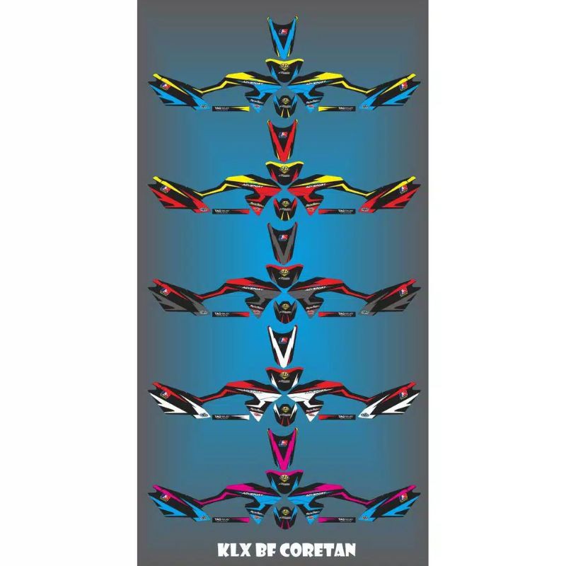 Decal KLX/CRF/D-TRACKER/WR155