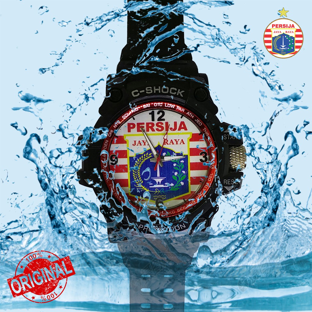 { BEST QUALITY } JAM PERSIJA OUTDOOR LIST MERAH