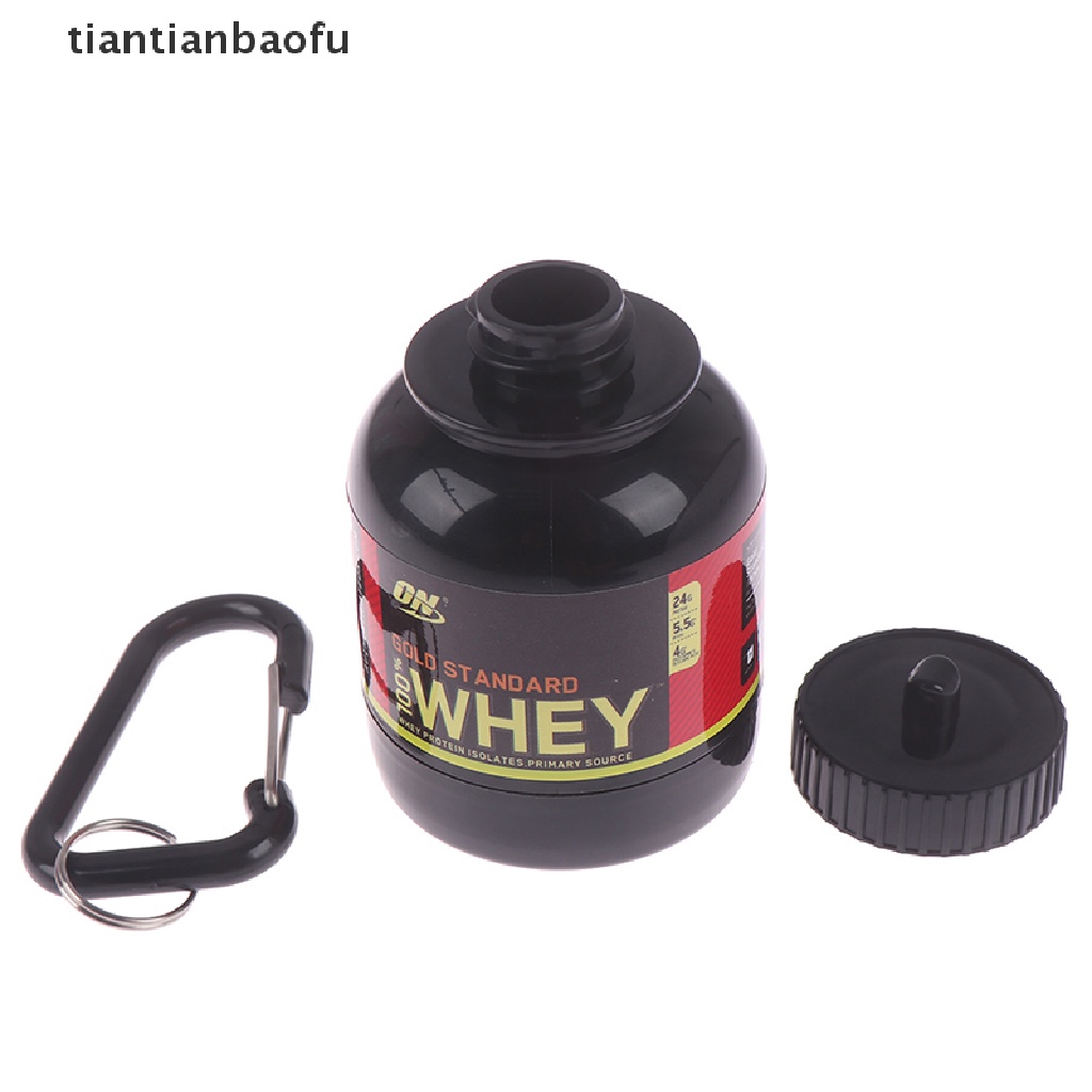 (tiantianbaofu) Botol Penyimpanan Susu Protein Portable Untuk Travel