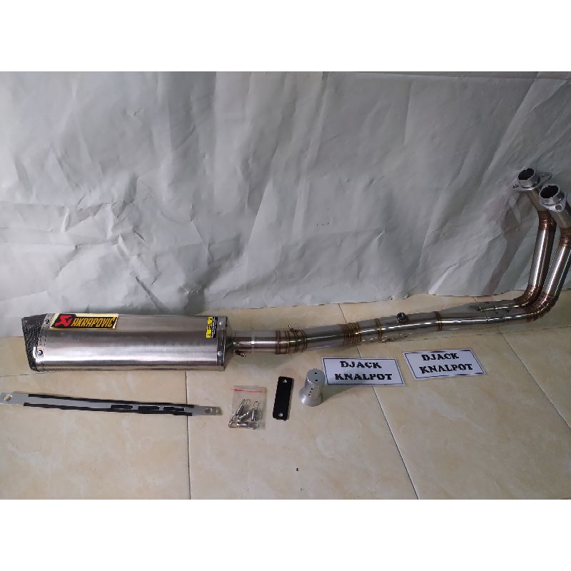 Knalpot Kawasaki Vulcan S 650 Full System Akrapovic Evo