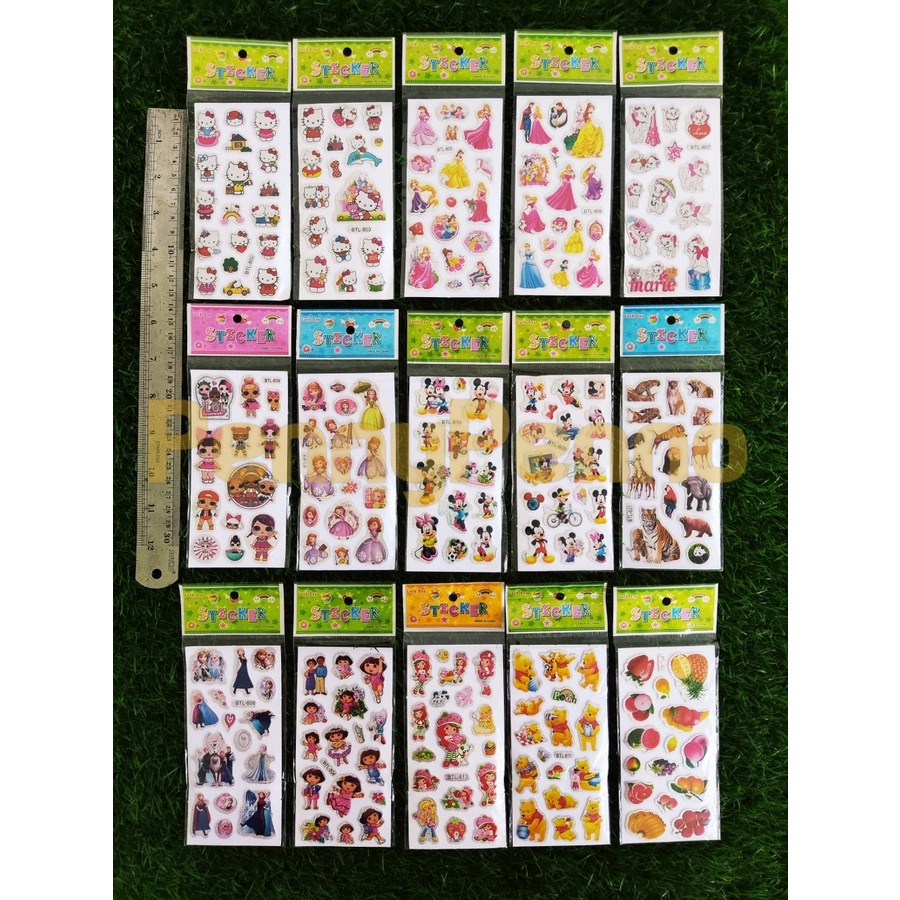 

JC - Stiker Timbul Anak Motif Karakter Unik dan Lucu
