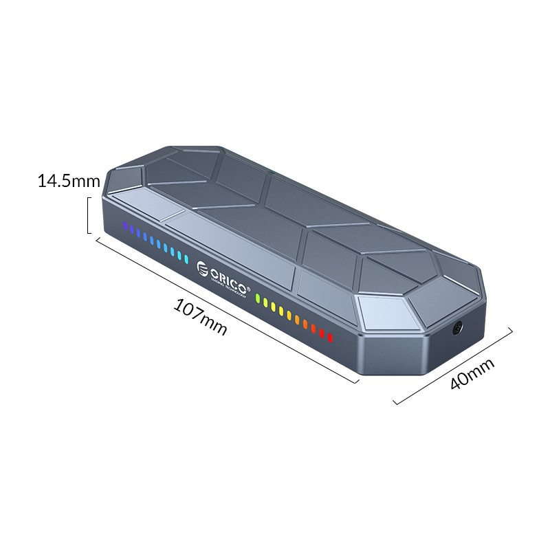 ORICO M2VG01-C3 RGB M.2 NVMe SSD Enclosure