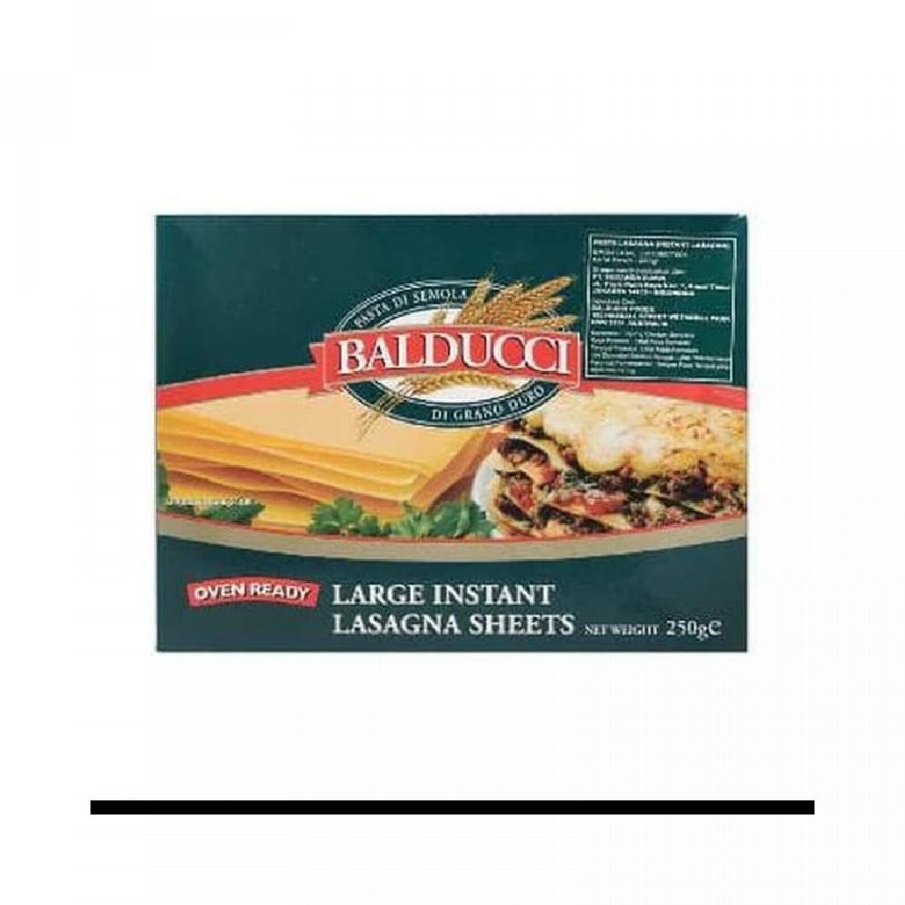 

Balducci large instan Lasagna Sheets 250gram kulit pasta mie itali