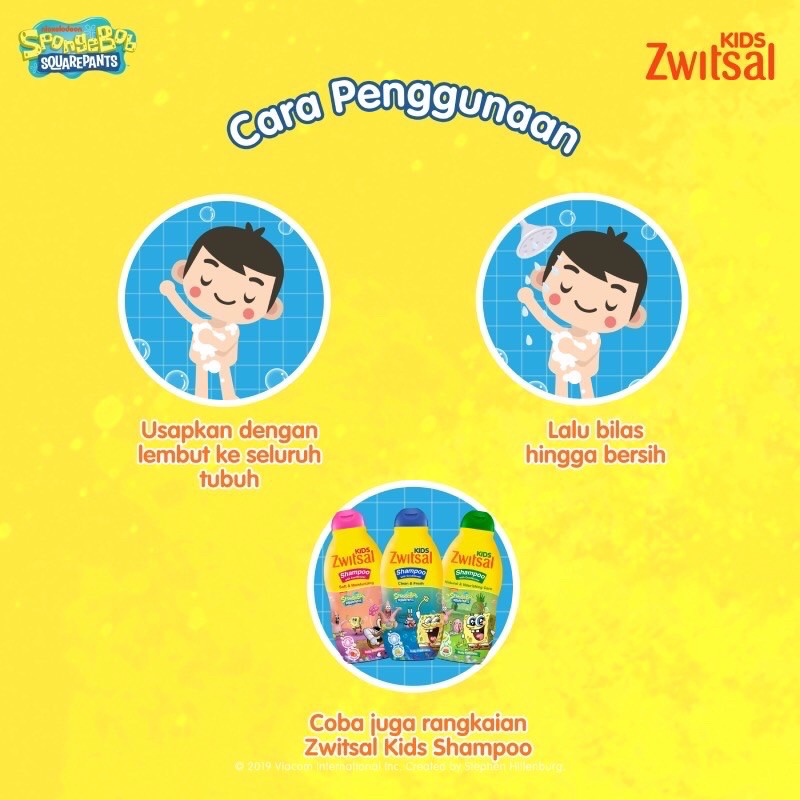 Zwitsal Kids Bubble Bath Refill 250ml - Zwitsal Sabun Mandi Anak Kemasan isi ulang