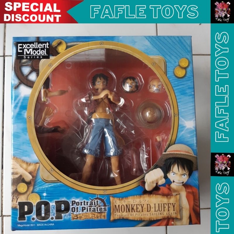 P.O.P (Potrait Of Pirates) Sailing Again : Monkey D Luffy KW / Action Figure One Piece Luffy / Pop O