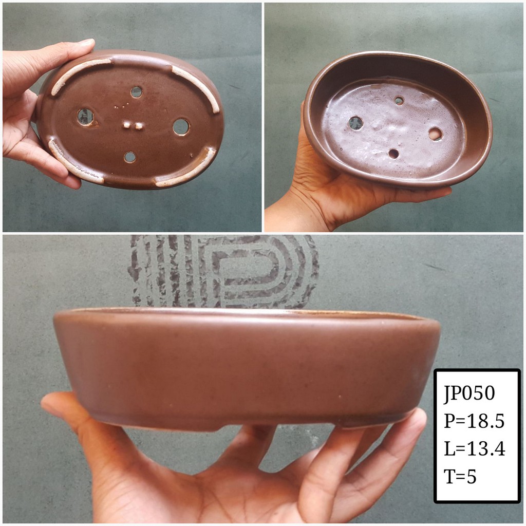 Pot Keramik Oval JP050