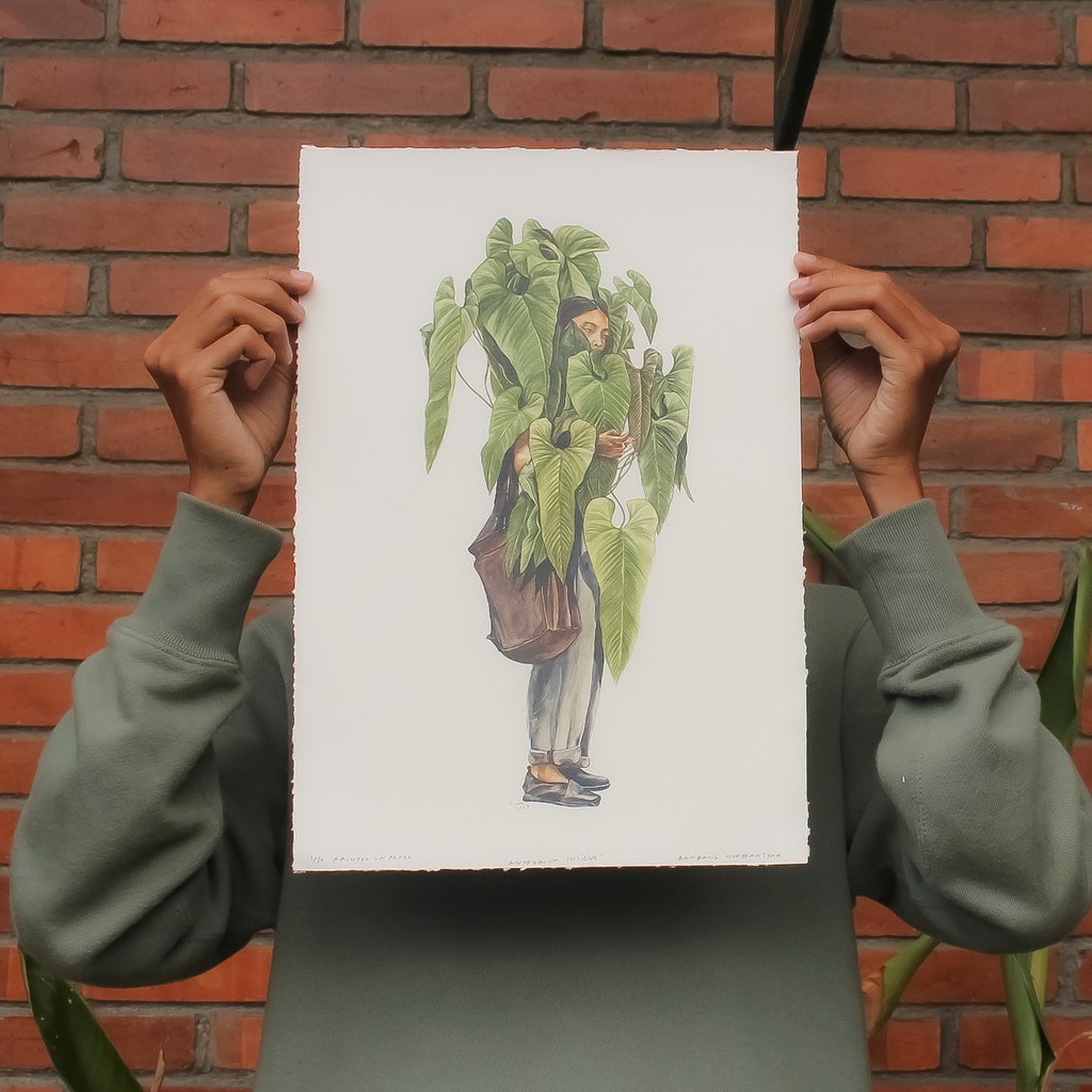Artprint Antherium Insigne karya Bamb (tanpa frame)