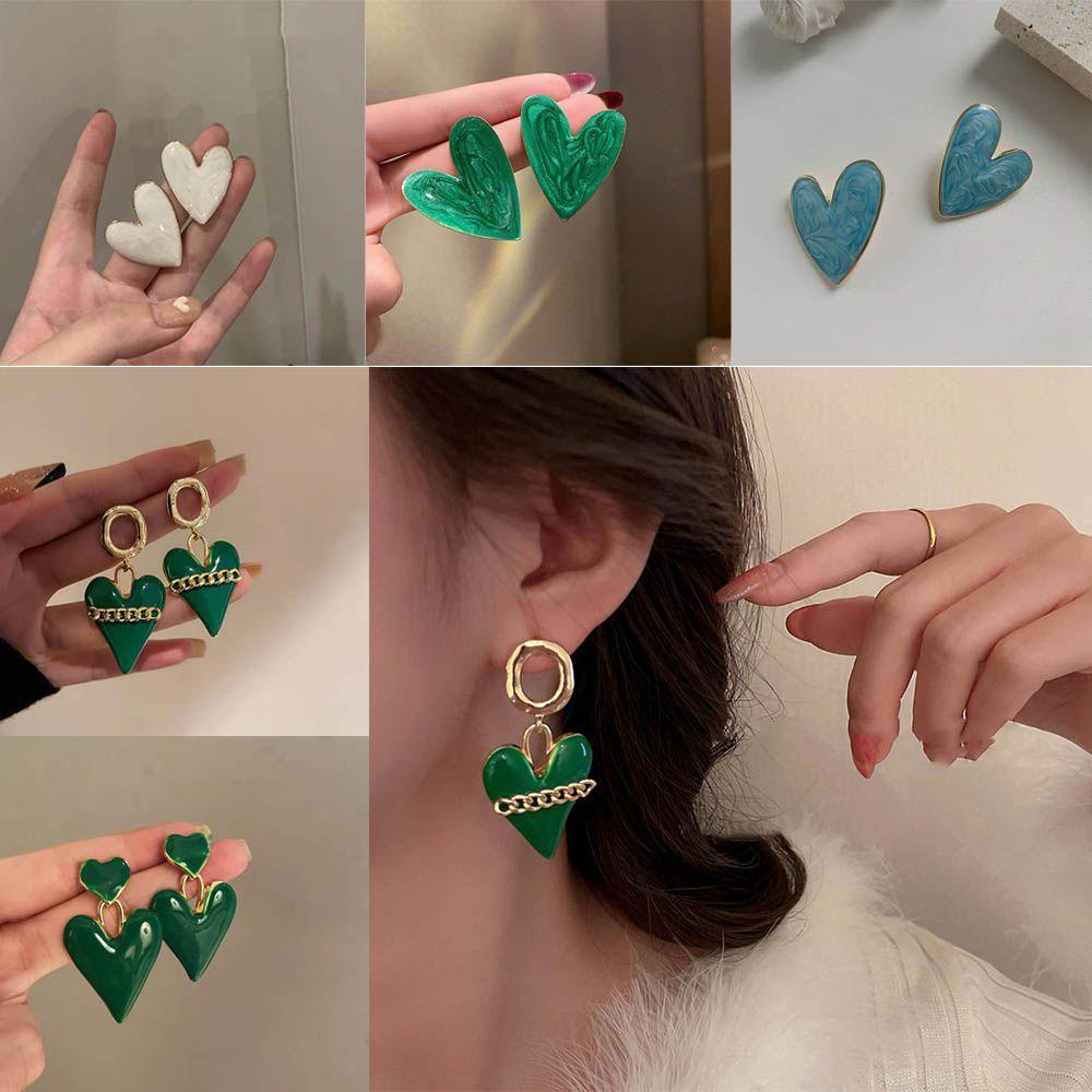 R-flower Stud Earrings Retro Kehidupan Sehari-Hari Anting Temperamen Mewah Untuk Wanita Drop Earrings Jewelry