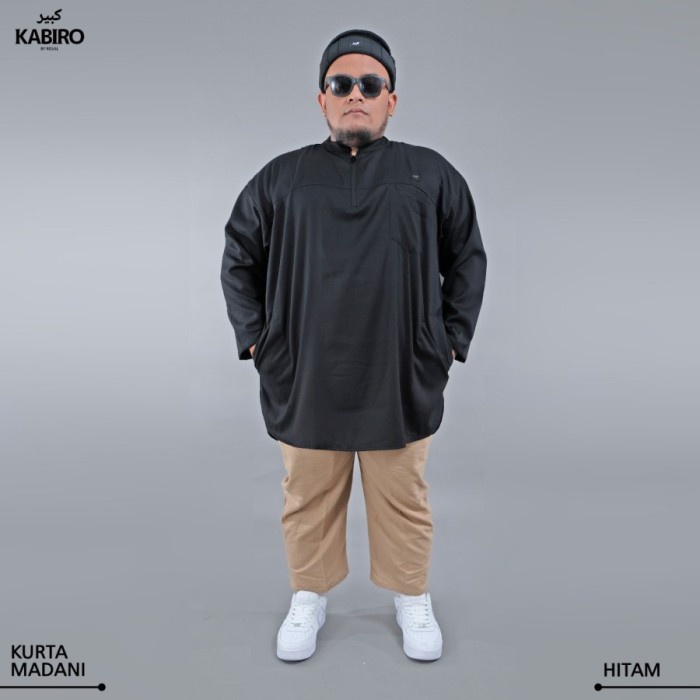 Kurta Madani KABIRO Baju Koko Pakistan Pria Dewasa Big Size Jumbo