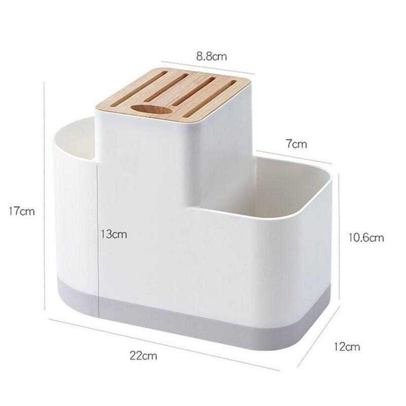 Tempat Pisau Dapur Sendok Sumpit Stand Holder - NCX1946 - White