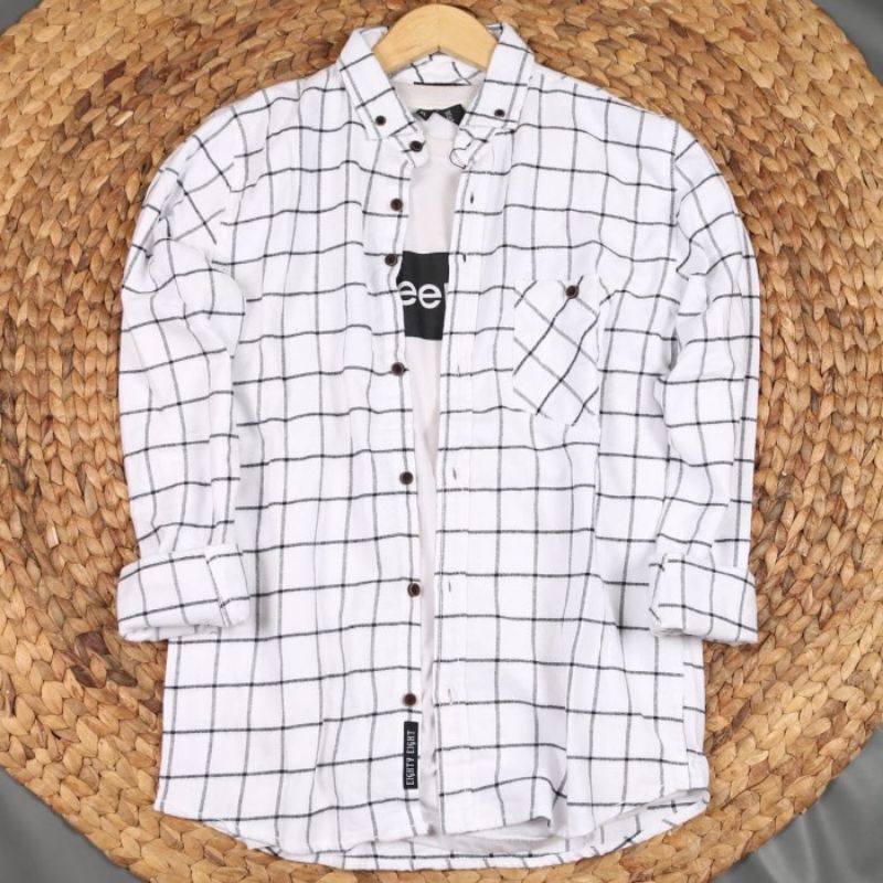 Jual Kemeja Flannel / Kemeja Panjang Kerja Kantor Planel Flanel Panel